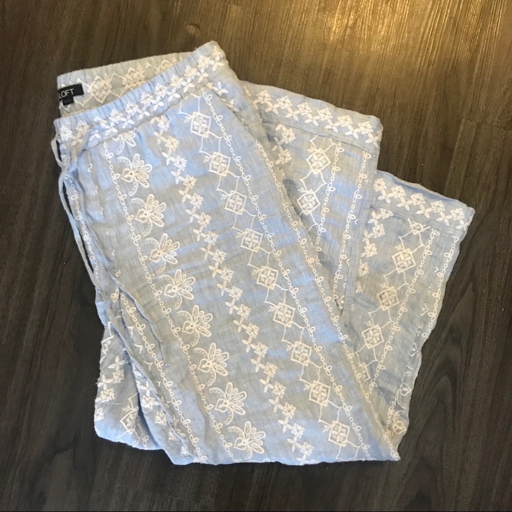 Chambray Pants